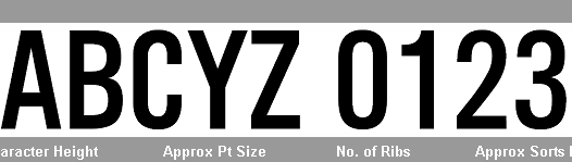 U79 RIBtype Syle Sample 15/16"